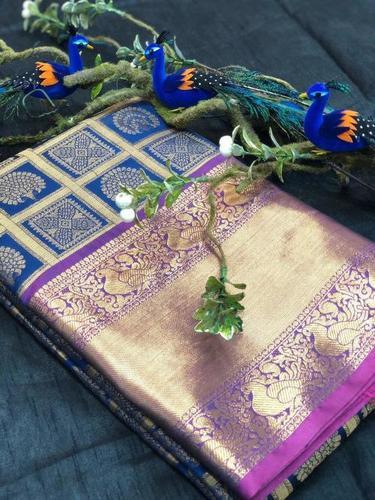 Banarasi Silk With Beautiful Zari Work Saree