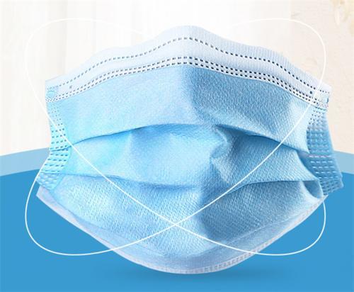 Disposable Medical Surgical Face Mask - Non Woven Material, Blue Color, Plain Pattern, Earloop Style | Ideal for Hospital, Clinic, and Personal Use