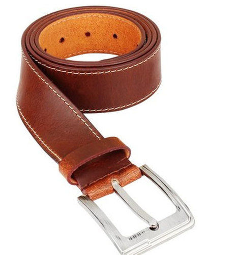 Mens Casual Brown Leather Belts