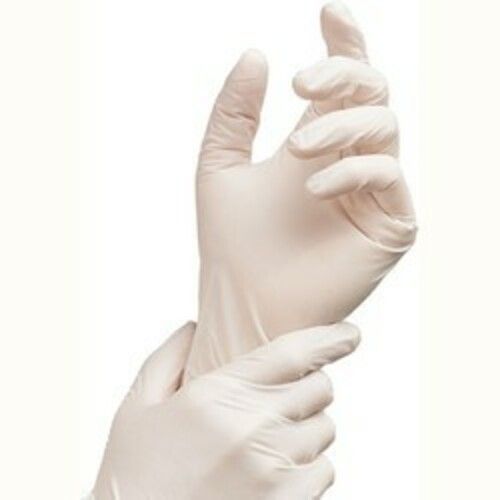 White Nitrile Surgical Gloves For Hospital Labrotary, Sizes: 7 Inches