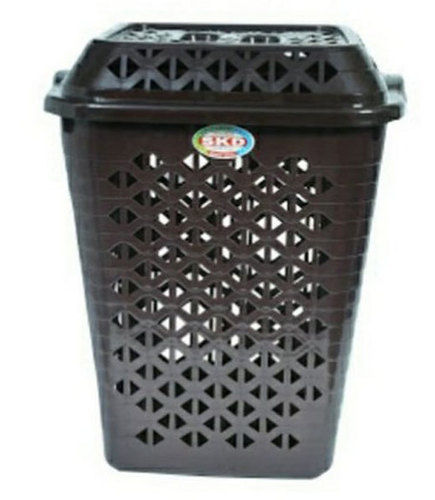 Brown Modern Plastic Laundry Basket