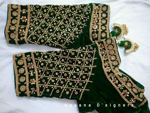 Velvet and Cotton Plain Ladies Fancy Blouse Cut Work at best price in  Chennai