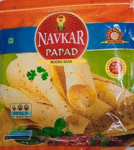 Plain Crispy And Crunchy Moong Sada Papad