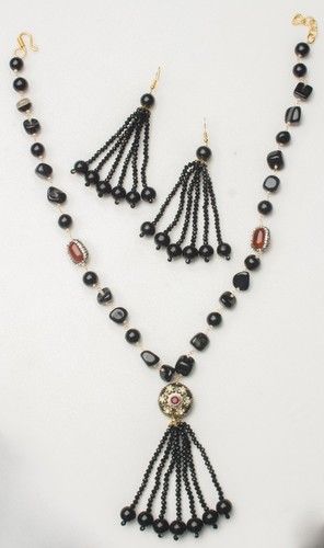 Fancy Gemstone Necklace Set