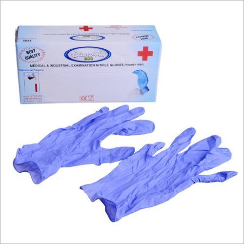 Smooth Finish Nitrile Latex Gloves