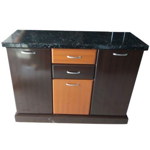 Brown Wooden Drawer Cabinet Table