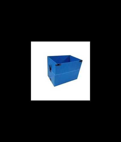 Blue Color Polypropylene Corrugated Box