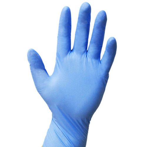 Disposable Blue Plain Nitrile Gloves