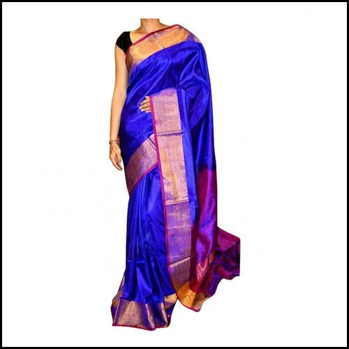 Blue Festive Wear Uppada Silk Saree