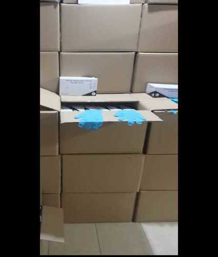 Blue Latex Free Disposable Nitrile Gloves