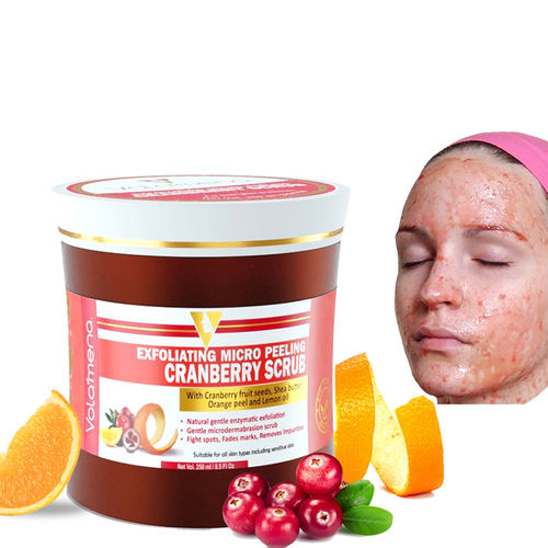 Volamena Exfoliating Micro Peeling Cranberry Face Scrub