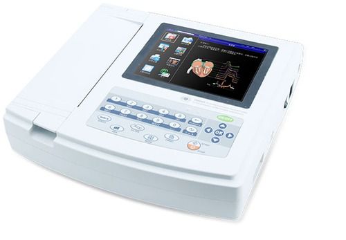 12 Channel Ecg Cardiology Machine