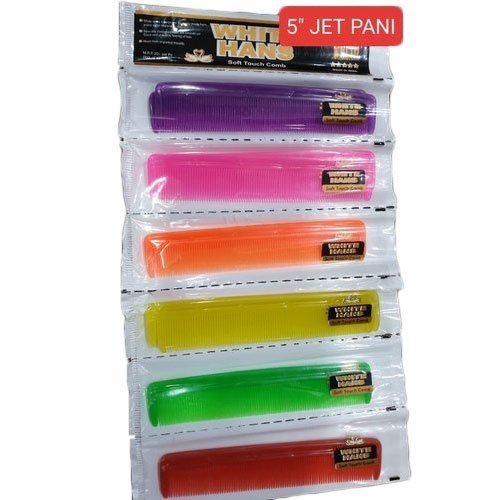 5 Inch Jet Pani Plastic Comb