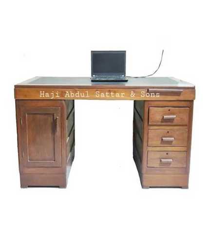 Handmade Antique Wooden Desk Table