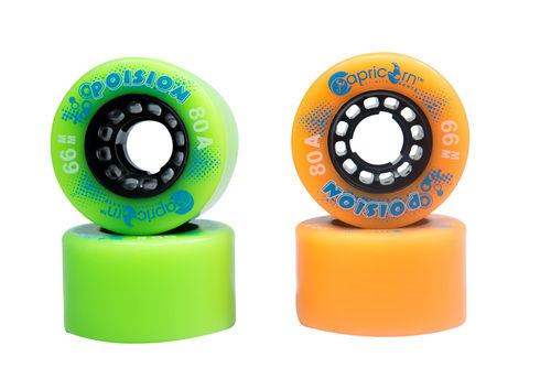 Various Colors Are Available Coated Surface Skating Wheel