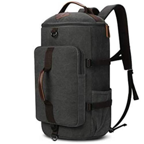 Gray Canvas Backpacks Bags Design: Attractive