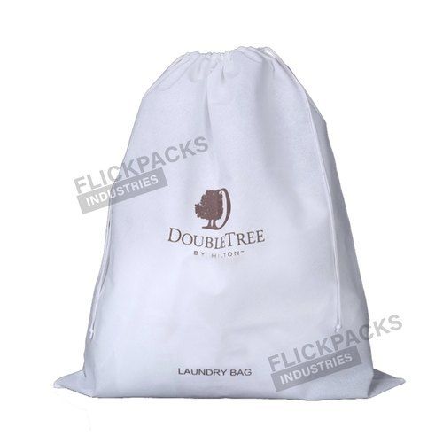 With Handle Non Woven Printed Hotel Laundry Bag