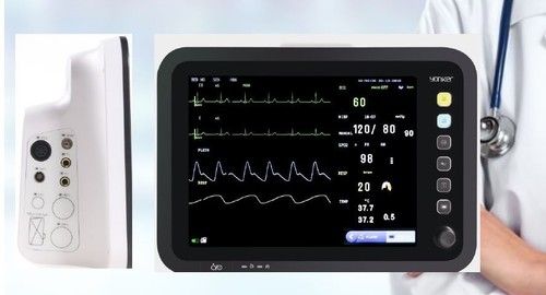 Black Color Multi Parameter Monitor For Medical Use