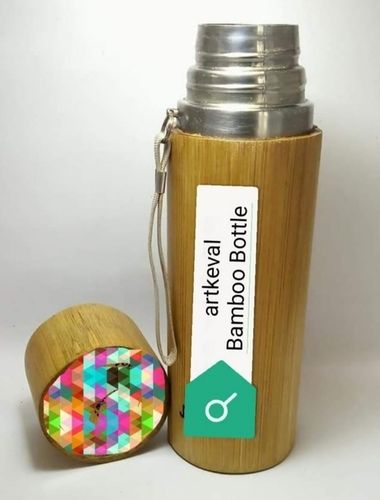 Finely Finished Bamboo Water Bottle