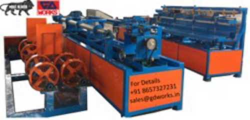 Full Automatic Chain Link Weaving Machine with Locking and Roll Making