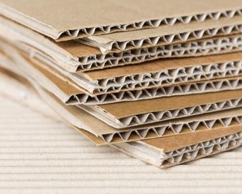 Brown Plain Corrugated Paper Board