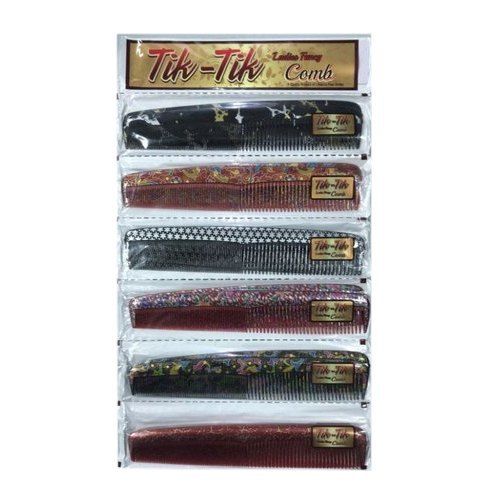 Rectangular Portable Printed Comb