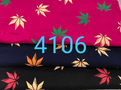 Anti-Wrinkle Rayon Printed Fabric (Multiple Designs)