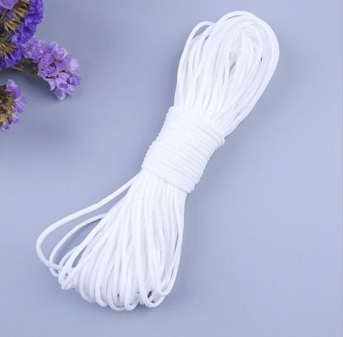 White Elastic Band String Rope