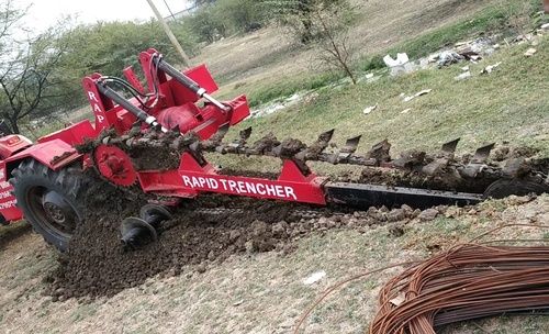 Cable Trencher Machine, Trench Width Upto 16 Inches