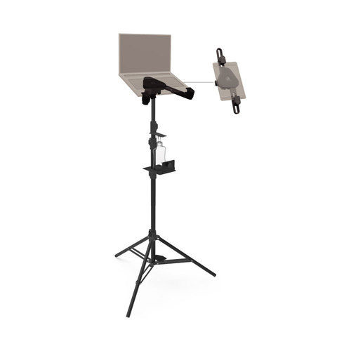 Ht2 Sanitation Stand With Laptop And Tablet Stand (3in1)