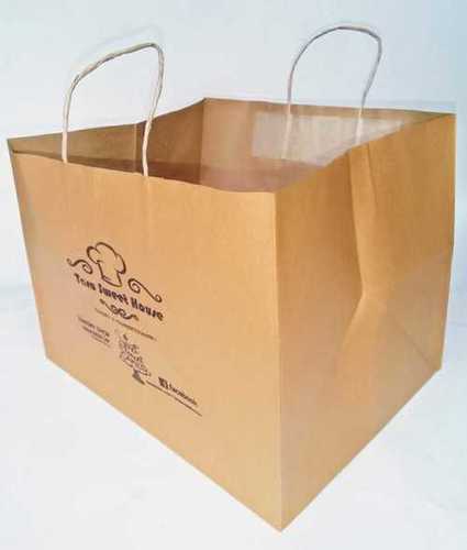 brown paper cake packaging bag 406
