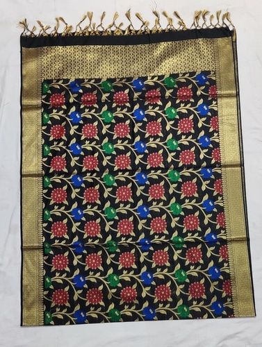 Black Designer Banarasi Fancy Dupatta