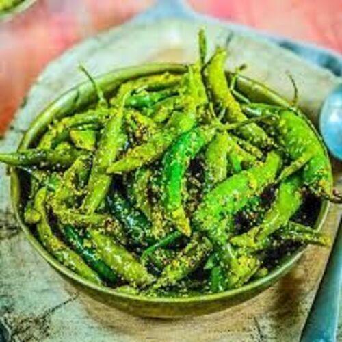 Green Chilli Pickle for Food