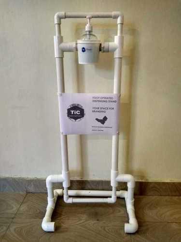Techcon Foot Operated UPVC Sanitizer Dispenser Stand By Trident Marketing & Project Services
