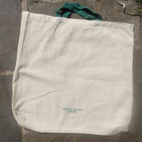 Grey Washable Cotton Carry Bags