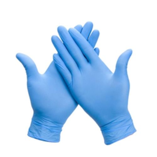 Blue Mid Forearm Nitrile Gloves