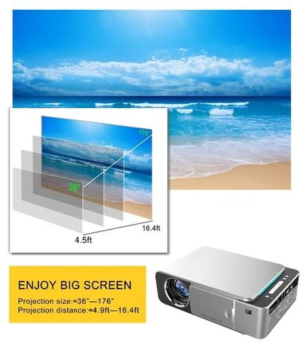 T6 1280x720 Led 3500 Lumens Short Throw Projector