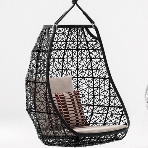 Arvabil Premium Handmade Wicker Jannat Egg Swing For Home And Garden