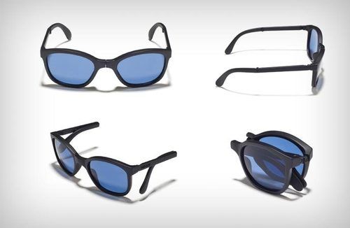 Plastic Frame Foldable Sunglasses