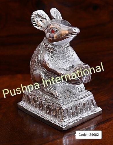 Silver Rat for for Decoration Purpose