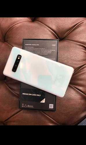 Black Used Samsung Galaxy S10+ Mobile Phone