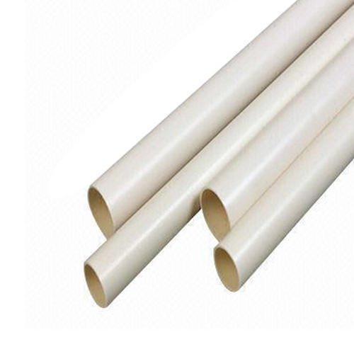 White Round Plastic Pipe Design: Printed