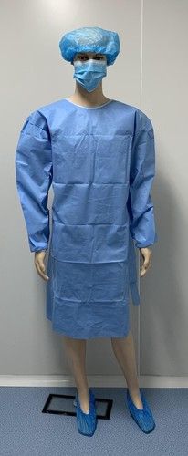 Blue Full Sleeve Surgical Gown