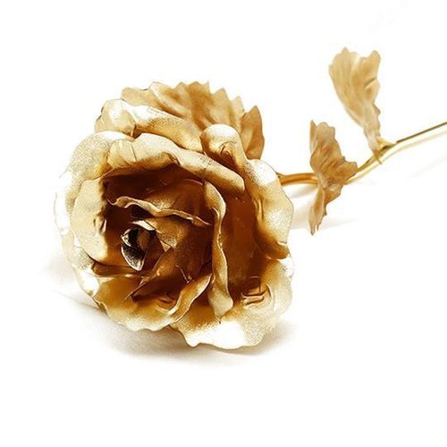 Durable Gold Leaf Big Open Rose