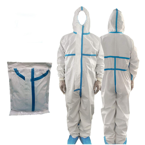 White Color Disposable Coverall Age Group: Adult