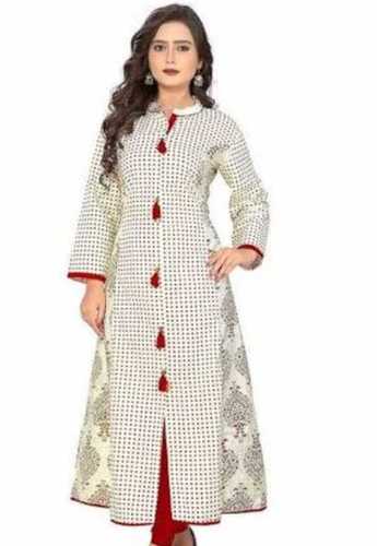 3/4 Sleeves Ladies Cotton Kurtis