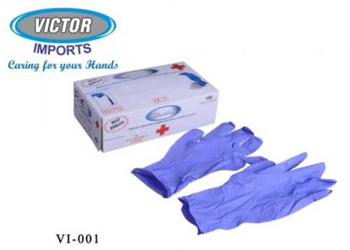 Custom Blue Color Nitrite Gloves