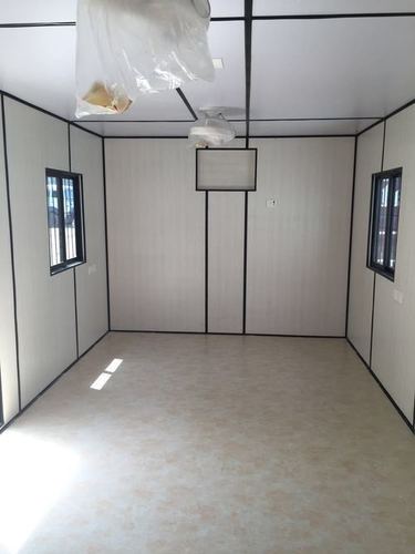 White Pre Fabricated Portable Office Cabin