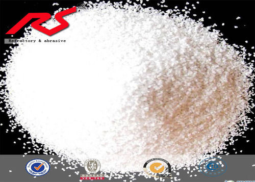 White Fused Alumina - Industrial Grade, Dried, Highly Pure, Grain Sizes F4-F240 | Abrasive Product, 5000 Weight, 2200-2300 kg/mm² Hardness, White Color, Ideal for Grinding and Refractory Applications