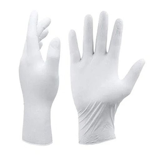 White Disposable Latex Hand Gloves